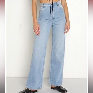 ROLLAS High rise Heidi jean in old stone